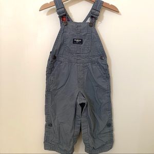 OshKosh B’Gosh BlueOveralls w/Plaid